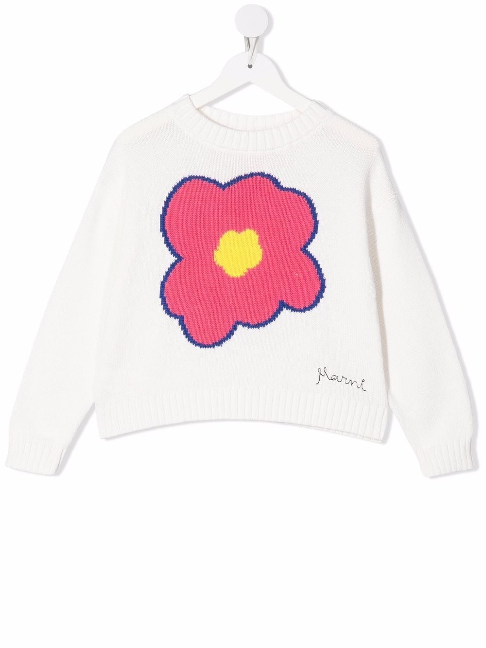 Marni - floral-print cotton sweatshirt