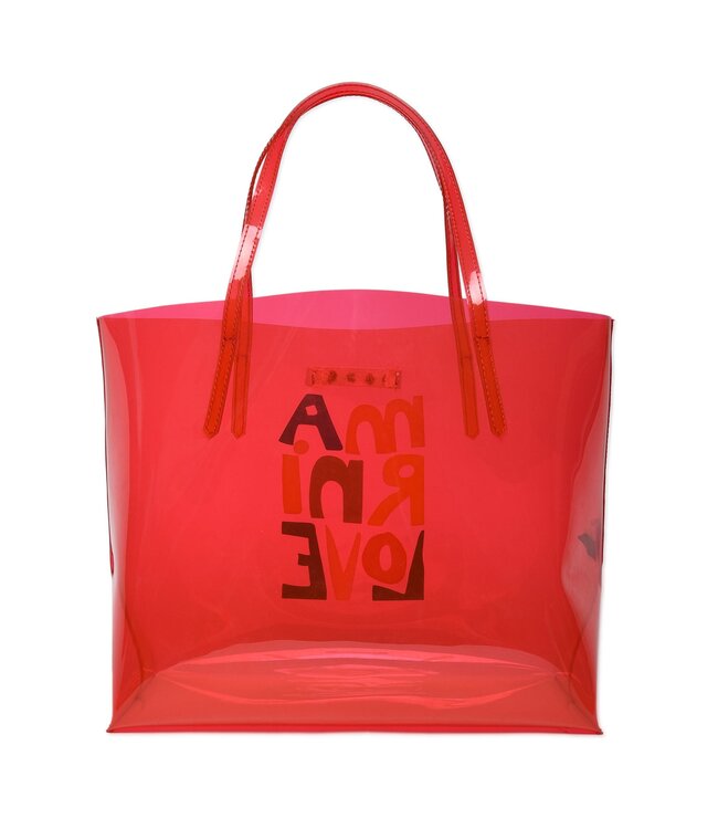 Marni Marni - graphic-print transparent tote
