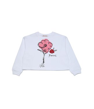 Marni Marni - Sweatshirt With Flower And Sequins