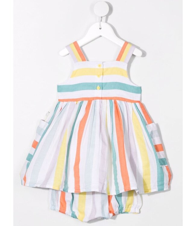 Stella McCartney Stella McCartney - multi-way stripe pattern dress