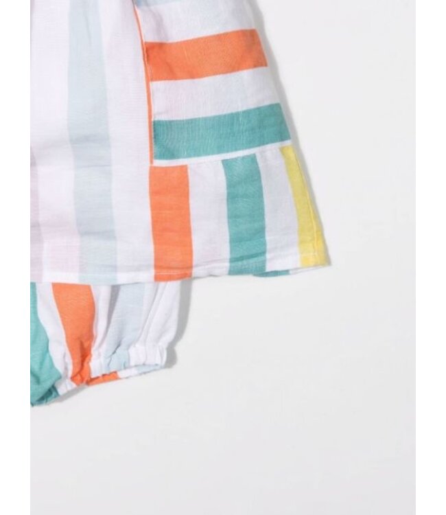 Stella McCartney Stella McCartney - multi-way stripe pattern dress