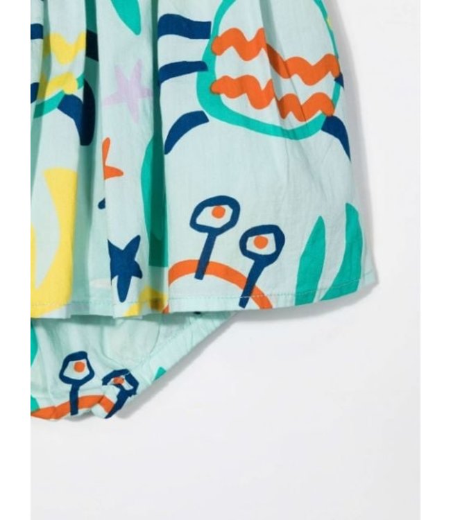 Stella McCartney Stella McCartney - sketch-print empire-line dress