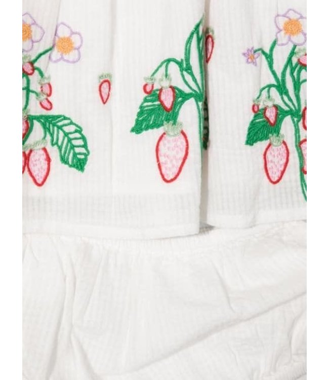 Stella McCartney Stella McCartney - floral-embroidered mini dress