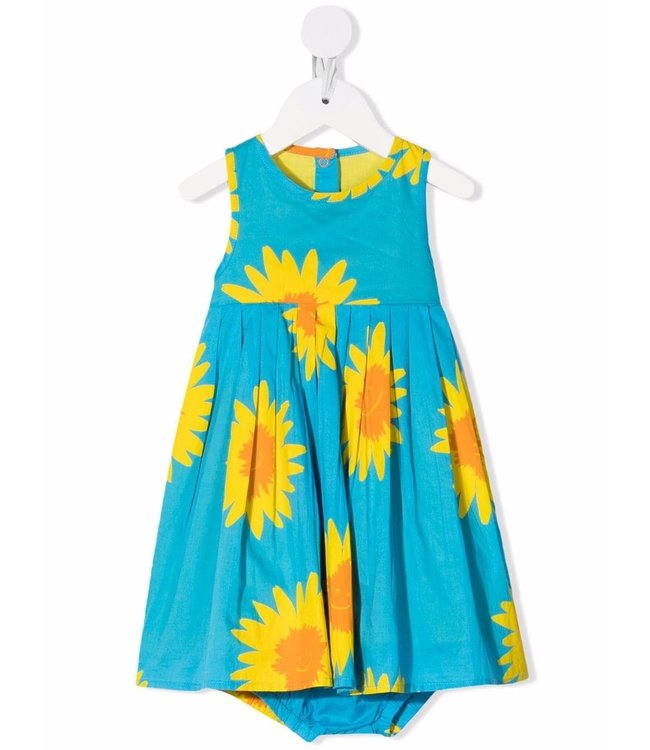 Stella McCartney Stella McCartney-SS22 8QStella McCartney - sunflower-print sleeveless dress1HI2 DRESS