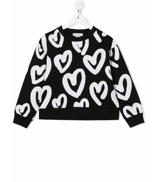 Stella McCartney Stella McCartney-heart-print fleece sweatshirt