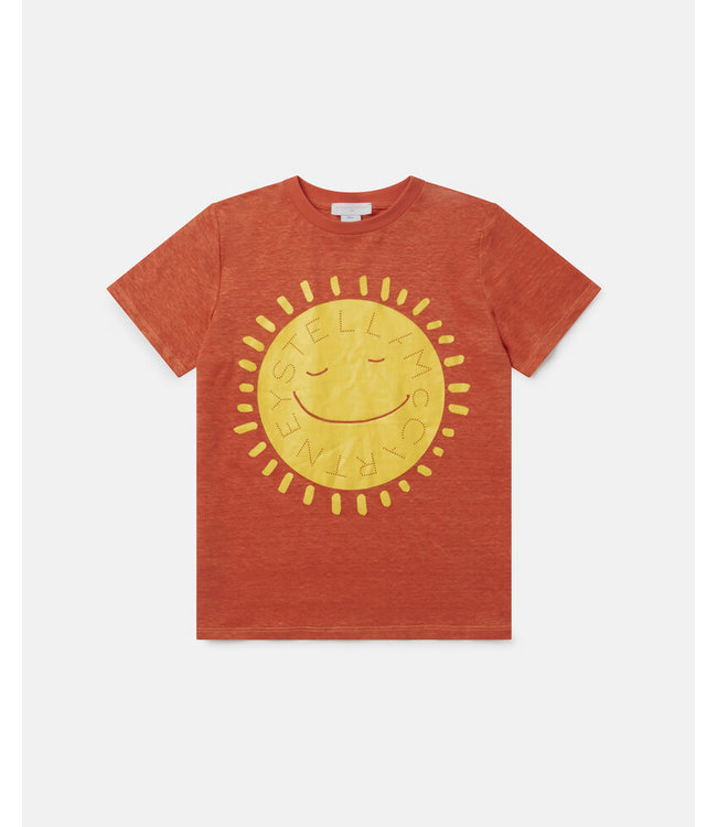 Stella McCartney Stella McCartney-Sun Logo Cotton T-Shir