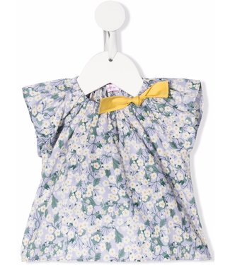 Il Gufo IL GUFO-bow-detail floral-print blouse