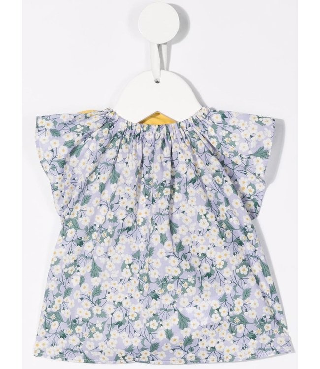 Il Gufo IL GUFO-bow-detail floral-print blouse