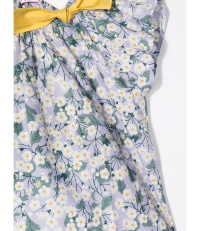 Il Gufo IL GUFO-bow-detail floral-print blouse