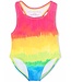 Stella McCartney Stella McCartney - rainbow stripe-print swimsuit
