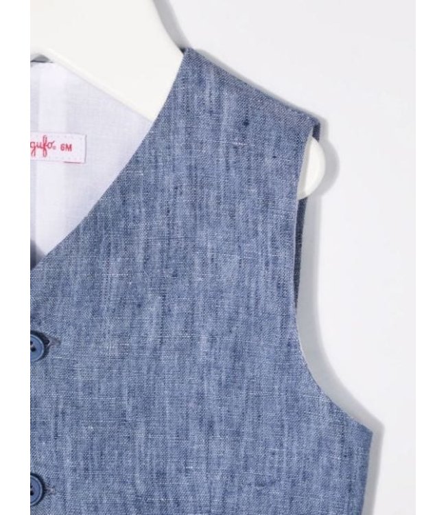 Il Gufo IL GUFO - v-neck button-up waistcoat