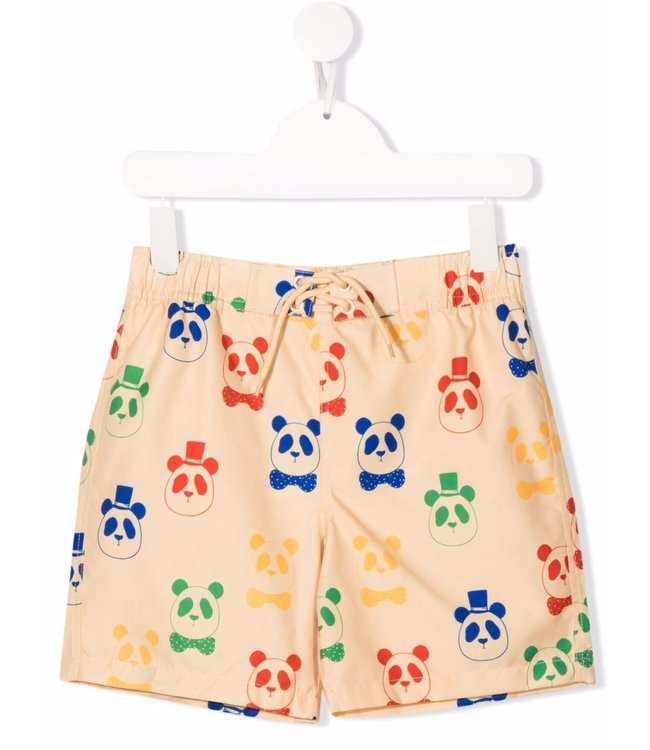 Mini Rodini Mini Rodini-panda-print swim shorts