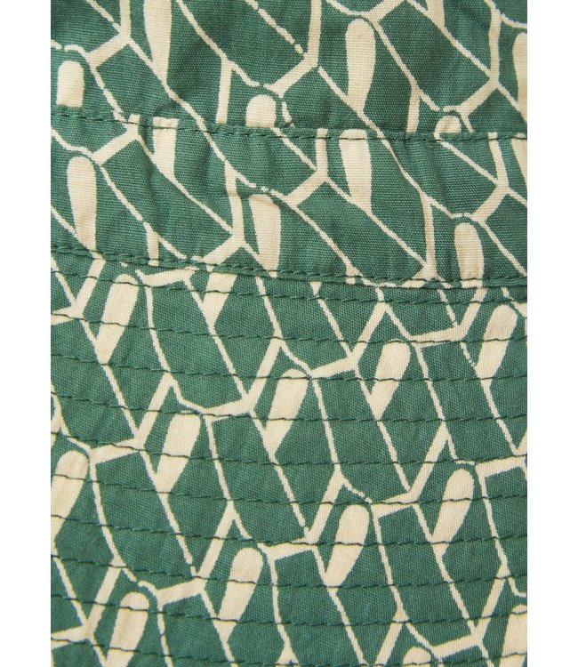 Caramel Caramel-CEDRUS BABY HAT - EMERALD GEO PRINT