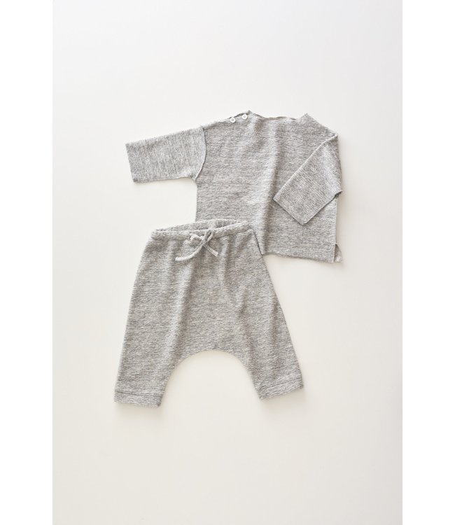 Caramel Caramel-COLLETIA BABY TROUSERS - GREY MELANGE