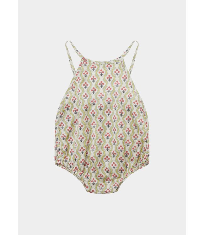 Caramel Caramel - LAVENDULA BABY SET - TRELLIS FLOWER PRINT