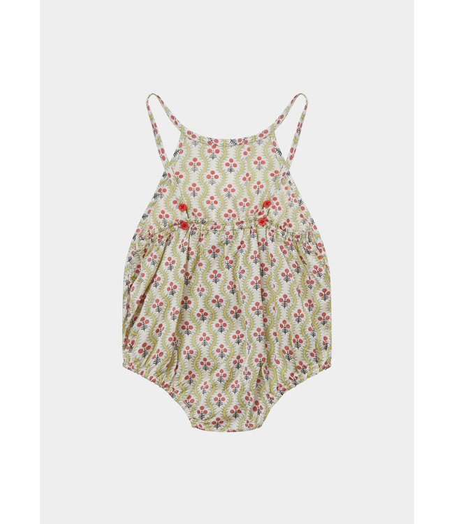 Caramel Caramel - LAVENDULA BABY SET - TRELLIS FLOWER PRINT