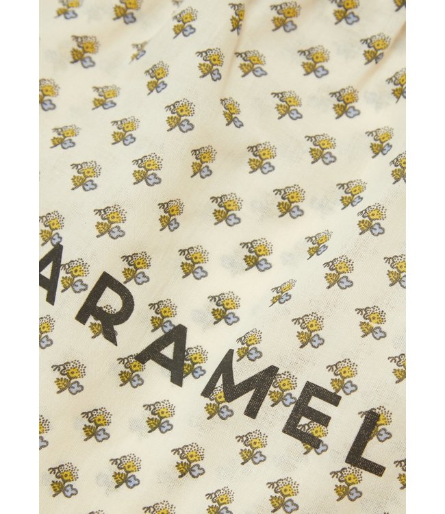 Caramel Caramel - LAVENDULA BABY SET - BLACK FLORAL - POSEY DOT PRINT