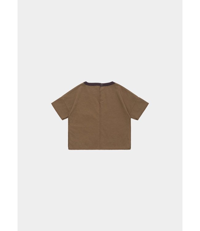 Caramel Caramel - DREGEA BABY T-SHIRT - COFFEE