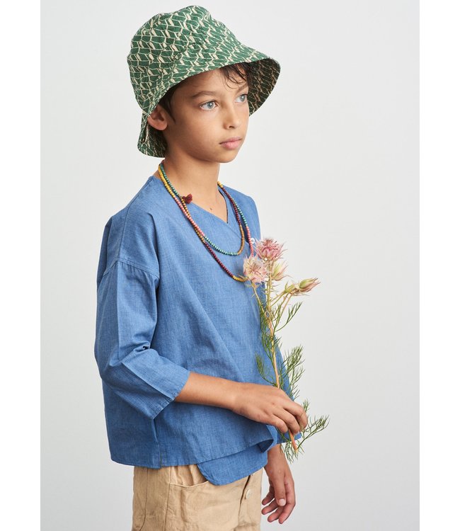 Caramel Caramel - ACORUS SHIRT - IRIS VOILE - PEACOCK VOILE