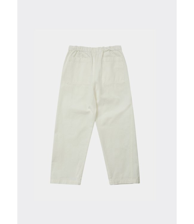 Caramel Caramel - ERICA TROUSER - OFF WHITE TWILL -  TURQUOISE TWILL -  YELLOW TWILL