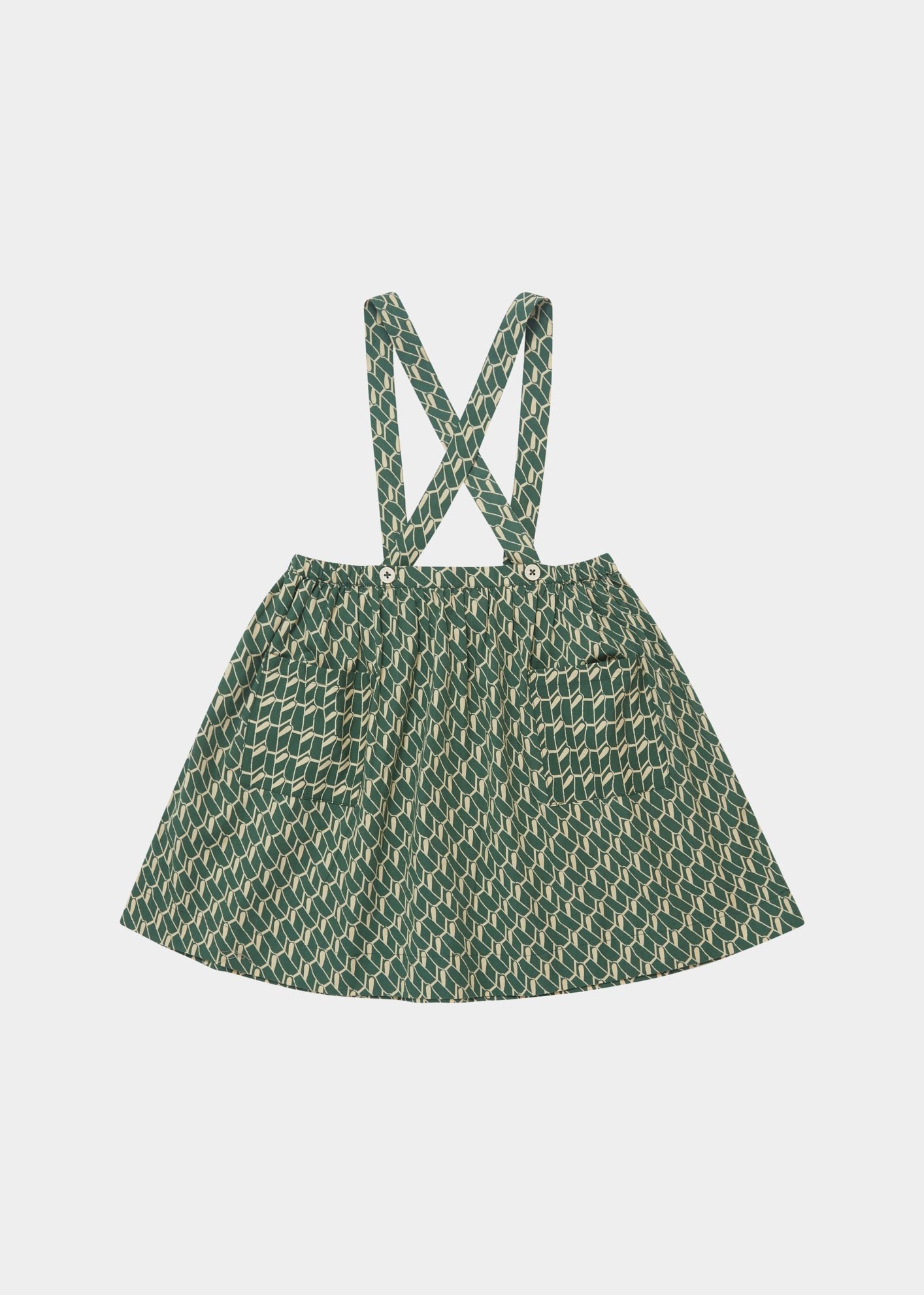 Caramel - ARALIA SKIRT - EMERALD GEO PRINT