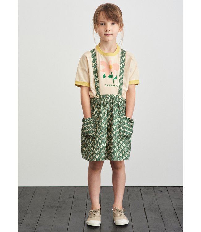 Caramel Caramel - ARALIA SKIRT - EMERALD GEO PRINT