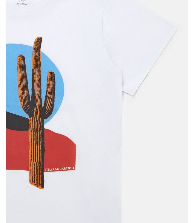 Stella McCartney Stella McCartney - Cactus Print Cotton T-Shirt