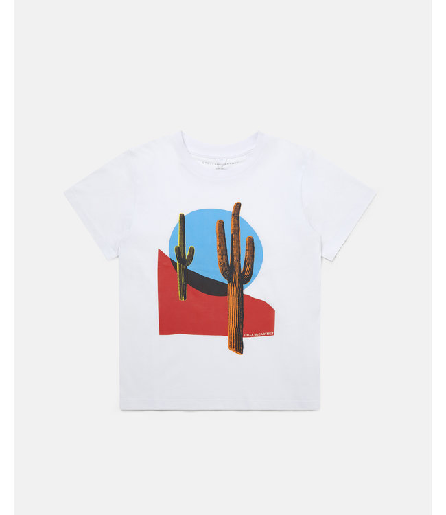 Stella McCartney Stella McCartney - Cactus Print Cotton T-Shirt