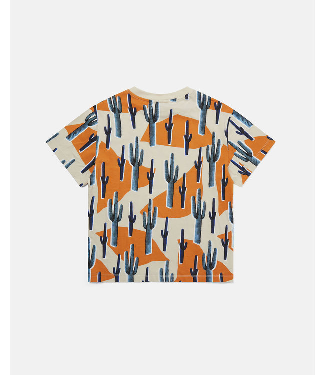 Stella McCartney Stella McCartney - Camo Cactus Print Cotton T-Shirt