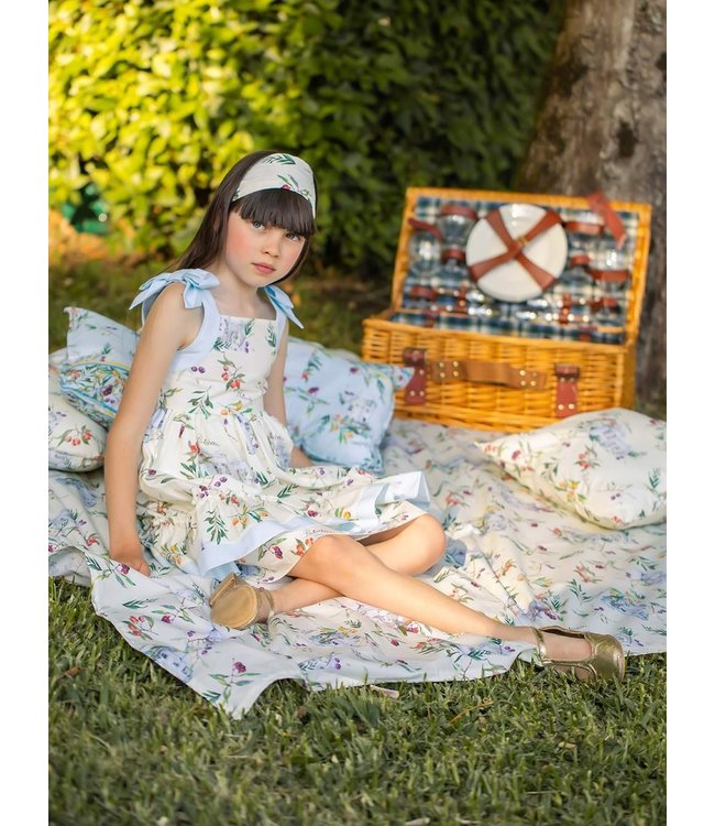 Patachou Patachou - YELLOW PRINTED DRESS