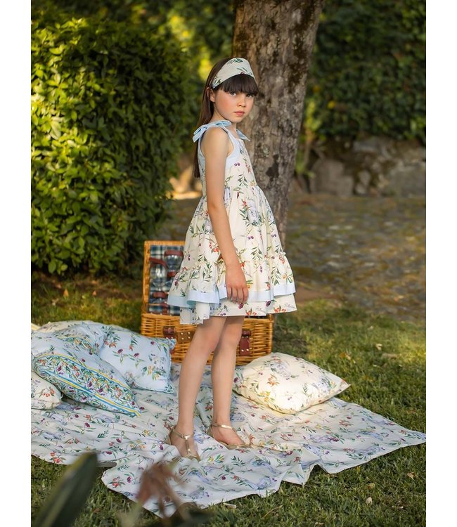 Patachou Patachou - YELLOW PRINTED DRESS