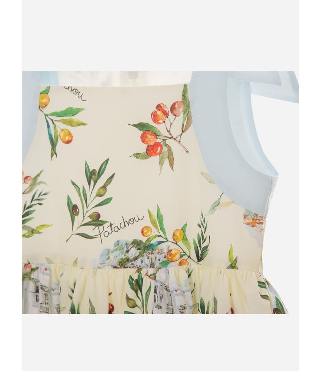 Patachou Patachou - YELLOW PRINTED DRESS