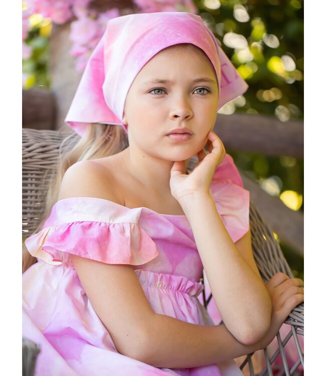 Patachou Patachou - TIE DYE PRINT DRESS