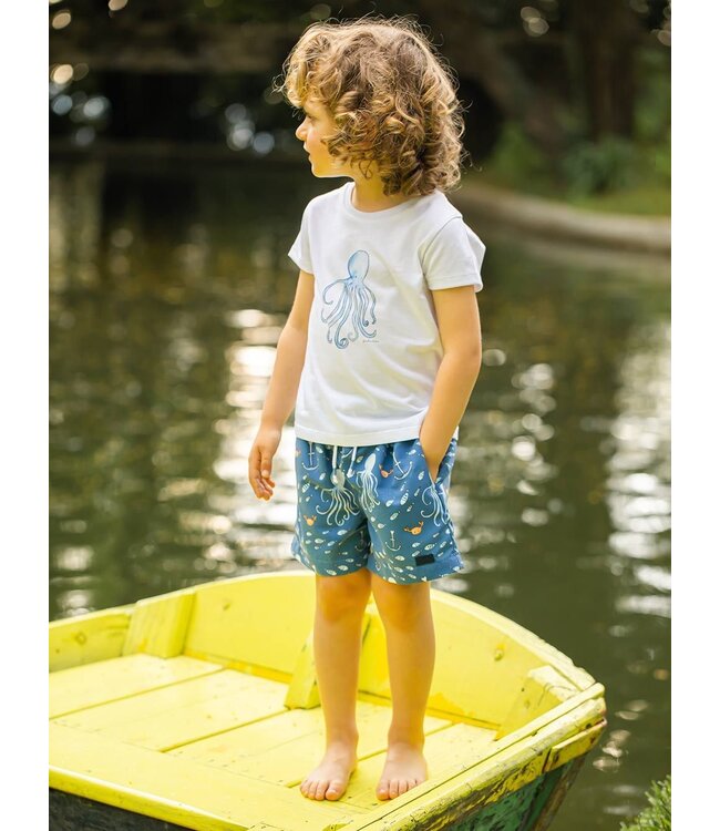 Patachou Patachou - WHITE JERSEY T-SHIRT