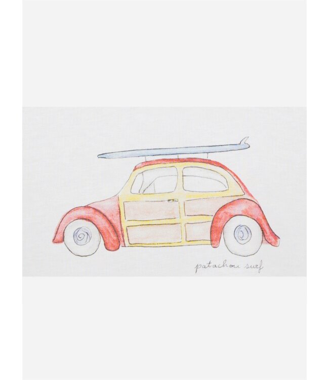 Patachou Patachou - WHITE JERSEY T-SHIRT