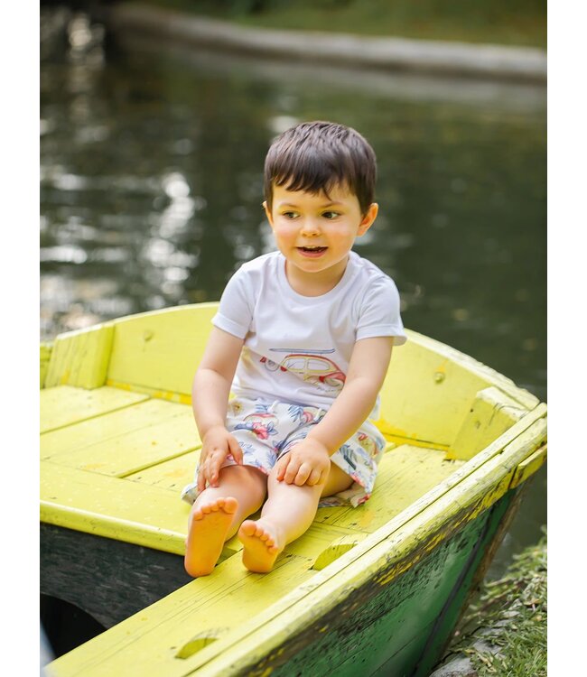 Patachou Patachou - WHITE JERSEY T-SHIRT