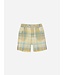 Patachou Patachou - YELLOW CHECK LINEN SHORTS
