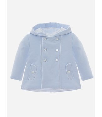 Patachou Patachou - Blue Cotton Coat