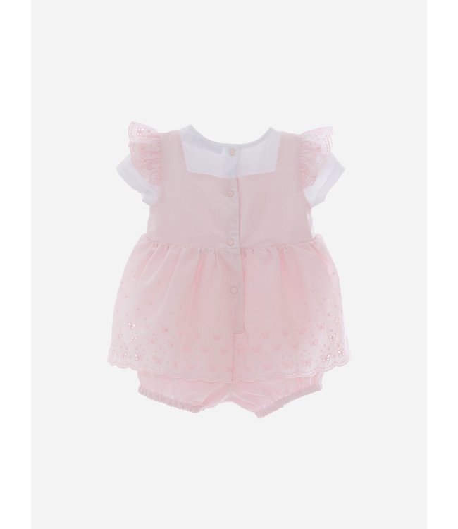 Patachou Patachou - Pink Jersey Romper
