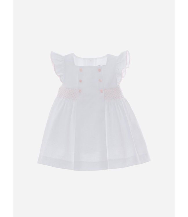 Patachou Patachou - White Piquet Dress