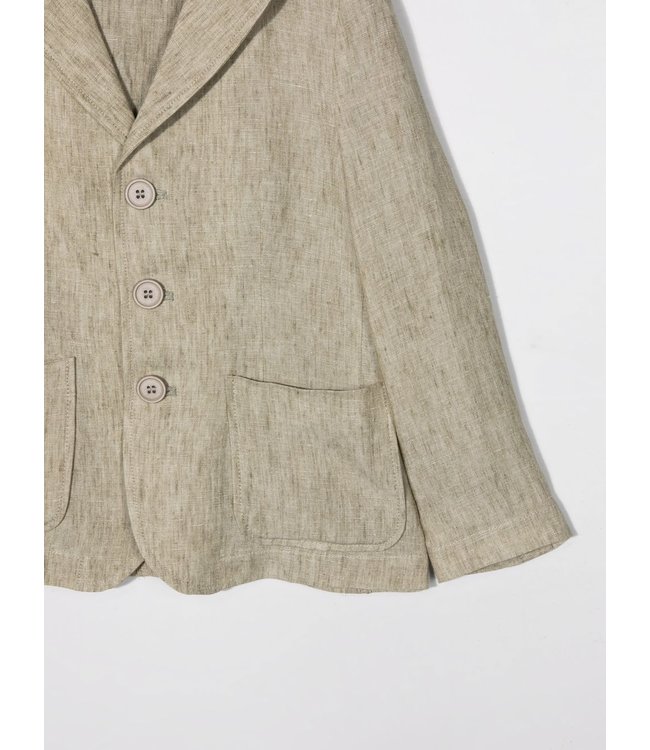 Il Gufo IL GUFO - single-breasted linen blazer