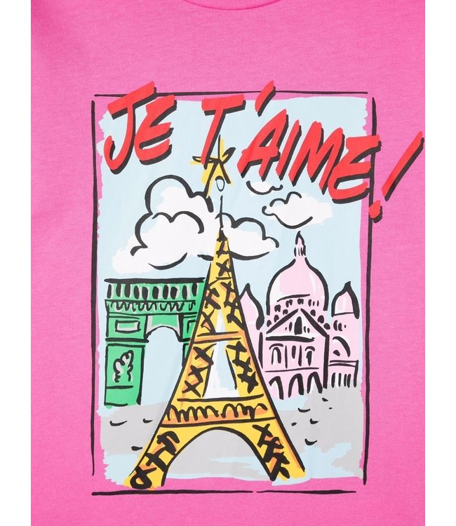 Stella McCartney Stella McCartney - eiffel tower print T-shirt