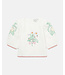 Stella McCartney Stella McCartney - Flower Embroidered Linen & Cotton Top