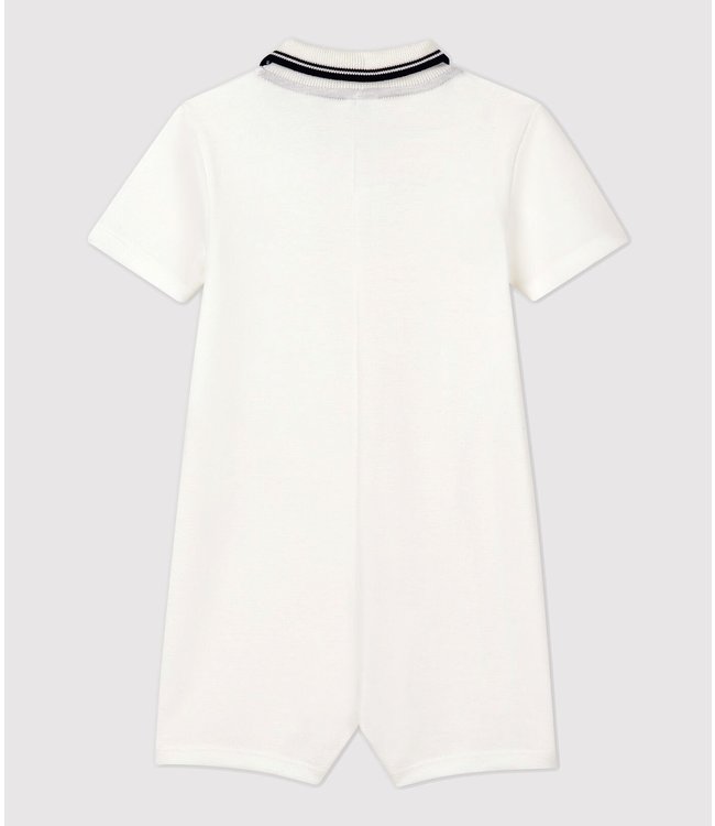 Petit Bateau Petit Bateau - BABIES' COTTON SHORT PLAYSUIT
