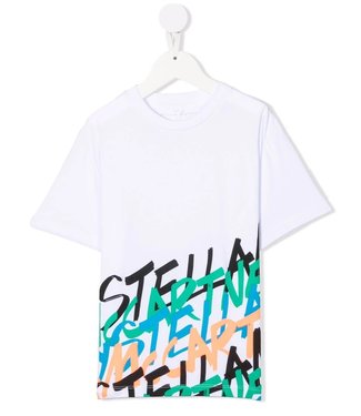 Stella McCartney Stella McCartney - graffiti-logo T-shirt