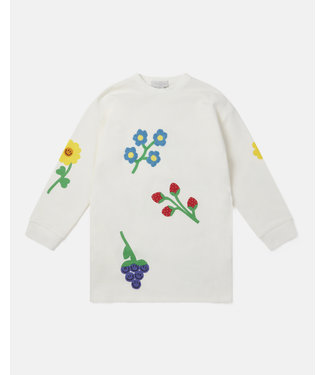 Stella McCartney Stella McCartney - Flower Embroidered Fleece Dress