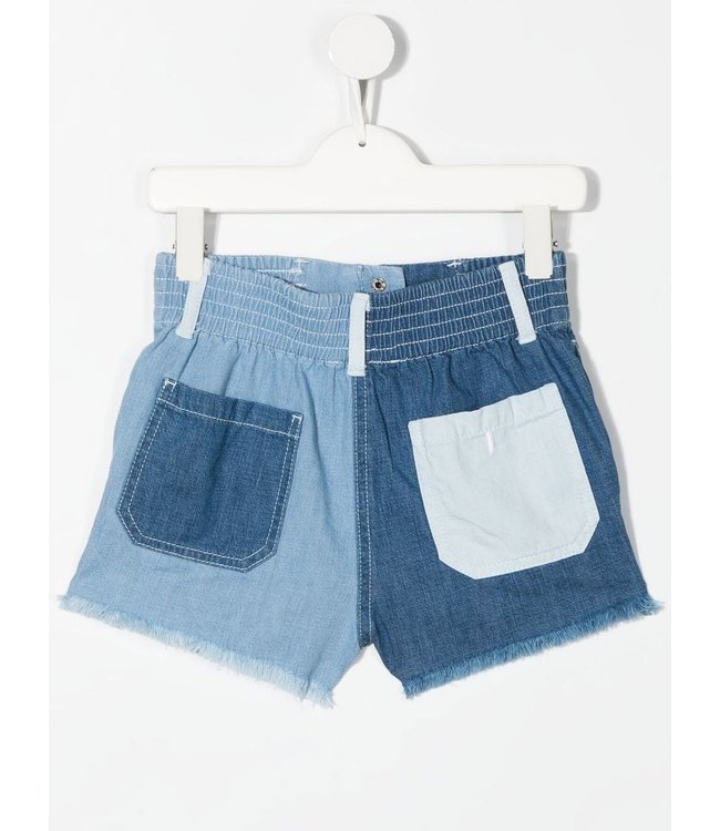 Stella McCartney Stella McCartney - two;tone denim shorts