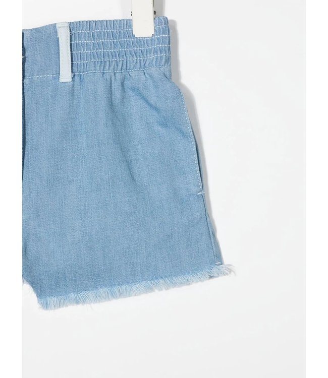 Stella McCartney Stella McCartney - two;tone denim shorts