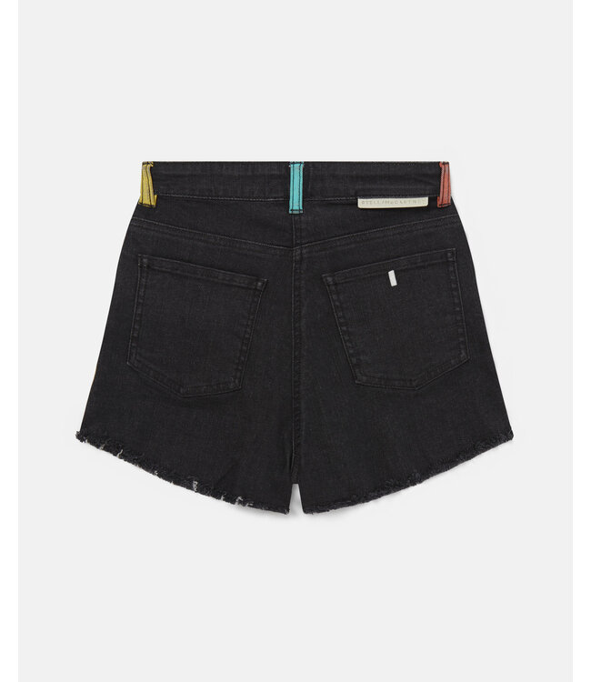 Stella McCartney Stella McCartney - Colour Block Denim Shorts