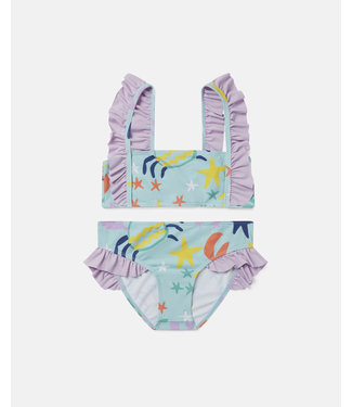 Stella McCartney Stella McCartney - Crab Print Frilled Bikini